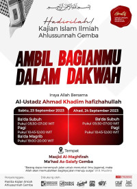 Image of Ambil bagianmu dalam dakwah